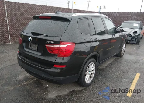 2016 BMW X3 xDrive28I z USA, uszkodzony, nr VIN 5UXWX9C56G0D69233